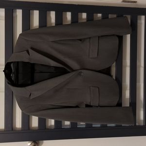 Express charcoal gray blazer, size 6